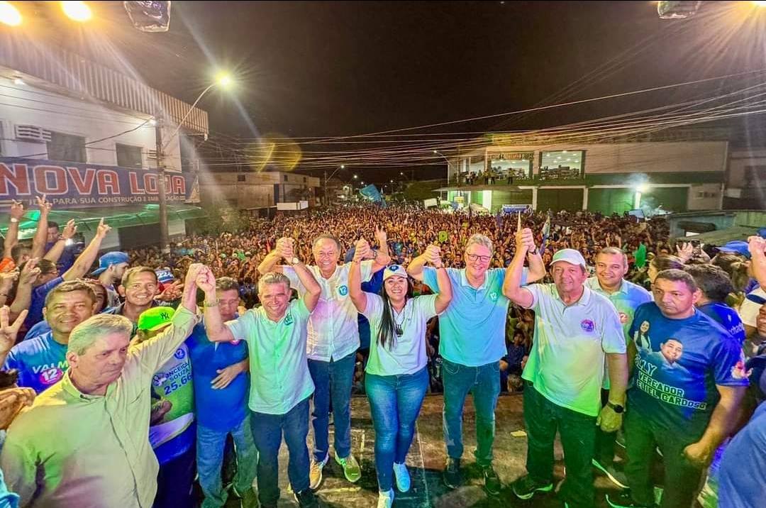 Efeito contrário: Pesquisa do adversário não convence e impulsiona ainda mais popularidade de Macelly Veras, que leva multidão às ruas nesta quarta;